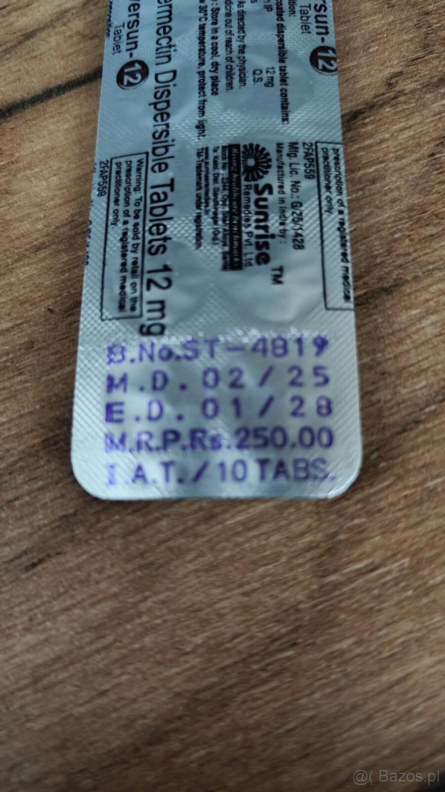 Iwermektyna Ivermectin 12 - 3