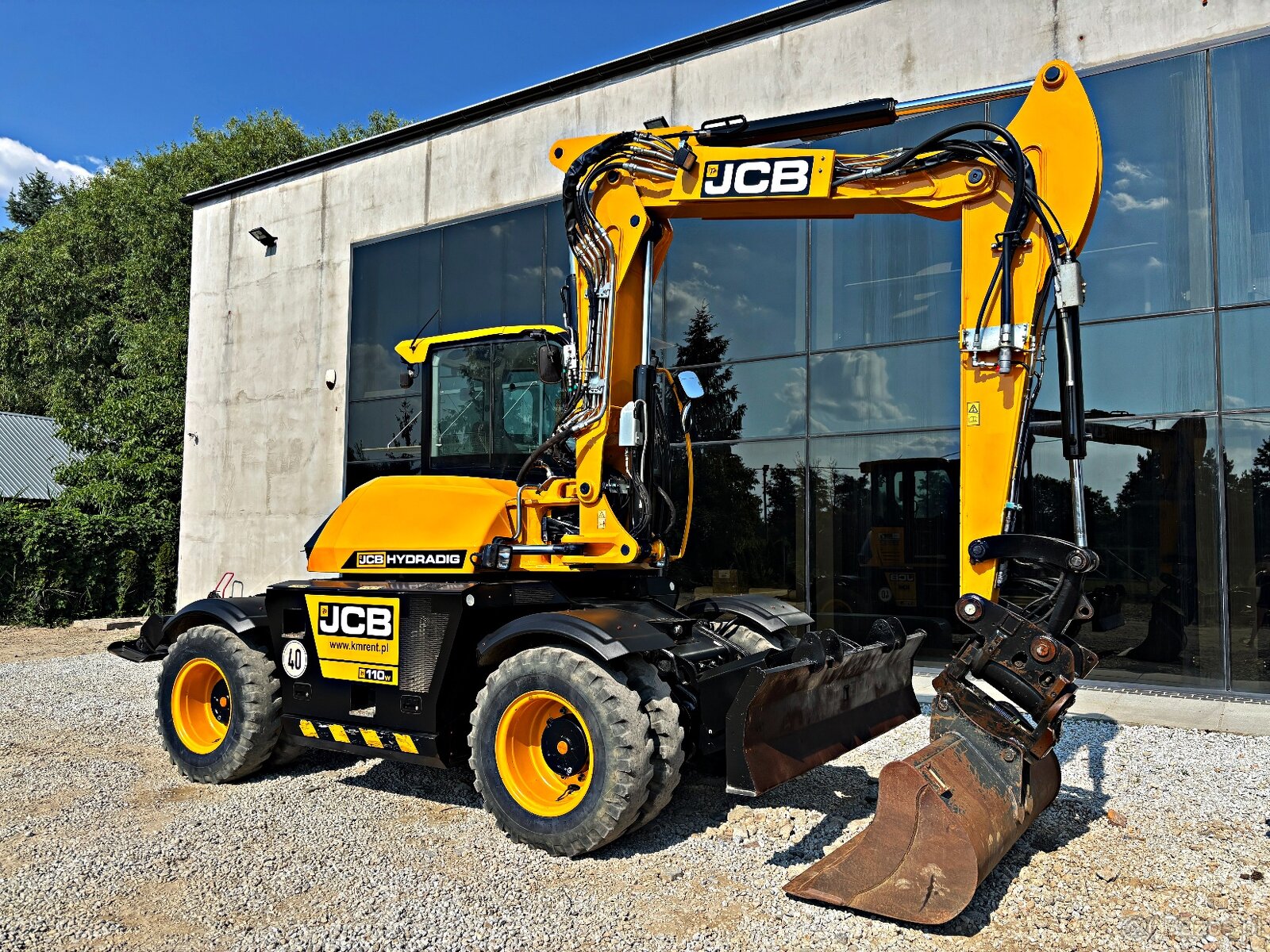 JCB HD110WTT4 KOPARKA KOŁOWA HYDRADIG POWERTILLT 2017R. | LI - 3