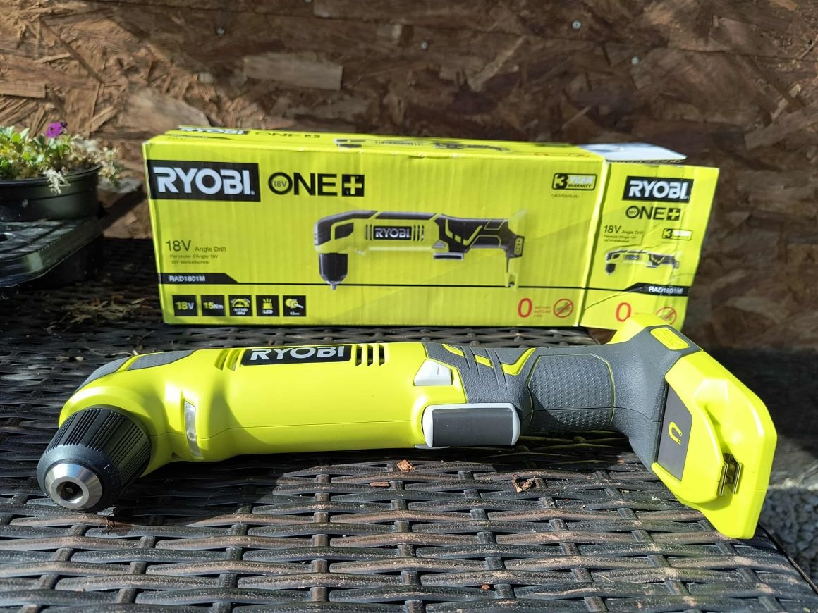 Wiertarka kątowa Ryobi One+ 18V - 3