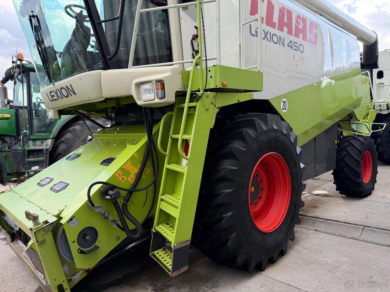 Claas Lexion 450 Evo heder 7,5m rok pr 2003 sprowadzony ce - 3