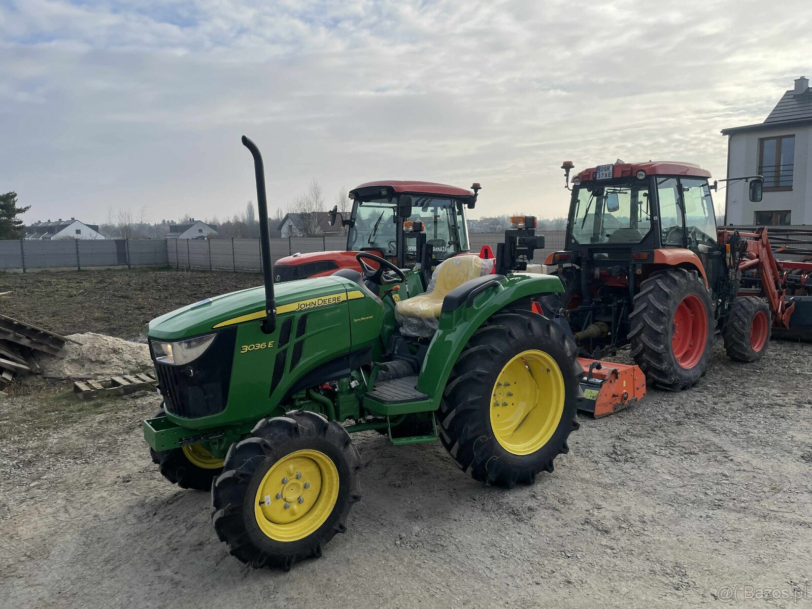 John Deere 3036E Mini Traktor 4x4 Sadowniczy Nie kubota, Sol - 3