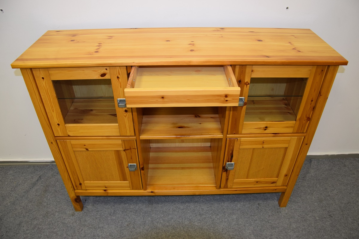 komoda z drewna sosnowego - jak nowa - 3