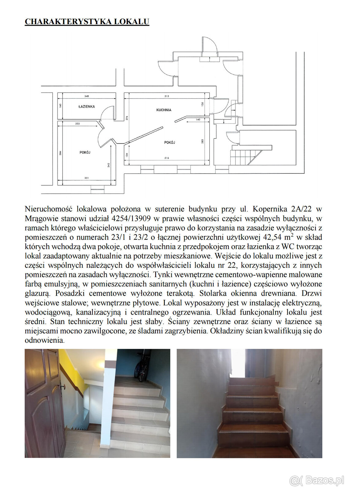 Syndyk sprzeda lokal Mragowo ul. Kopernika 2A/22 - 3