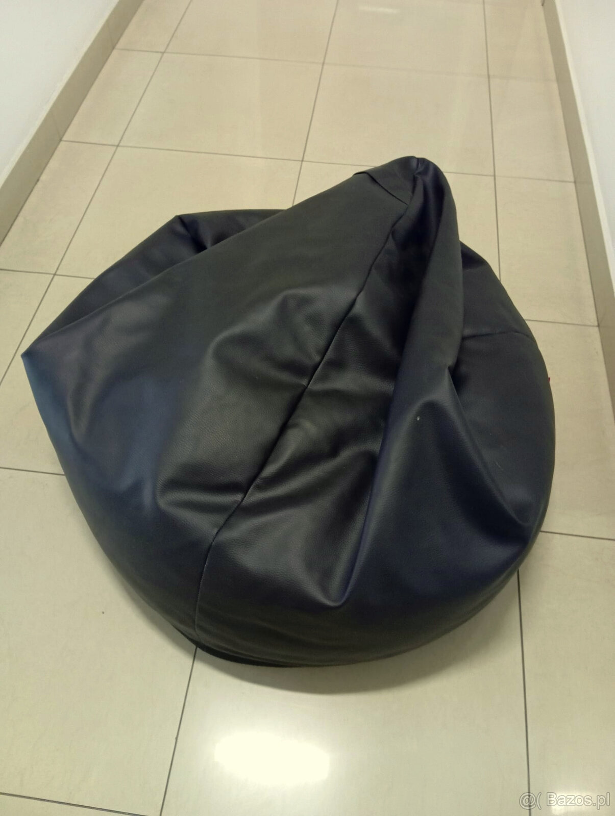 fotel pufa z ekoskóry - 3