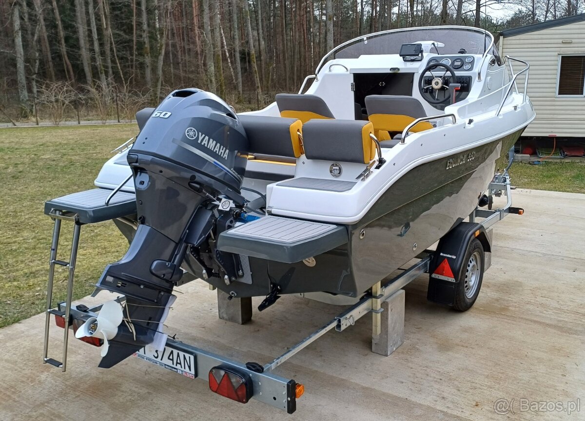 Motorówka SCALAR 525 CABIN+Silnik YAMAHA 60KM+Przyczepa - 3