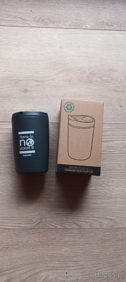 kubek termiczny z odchylaną pokrywką nowy - 3