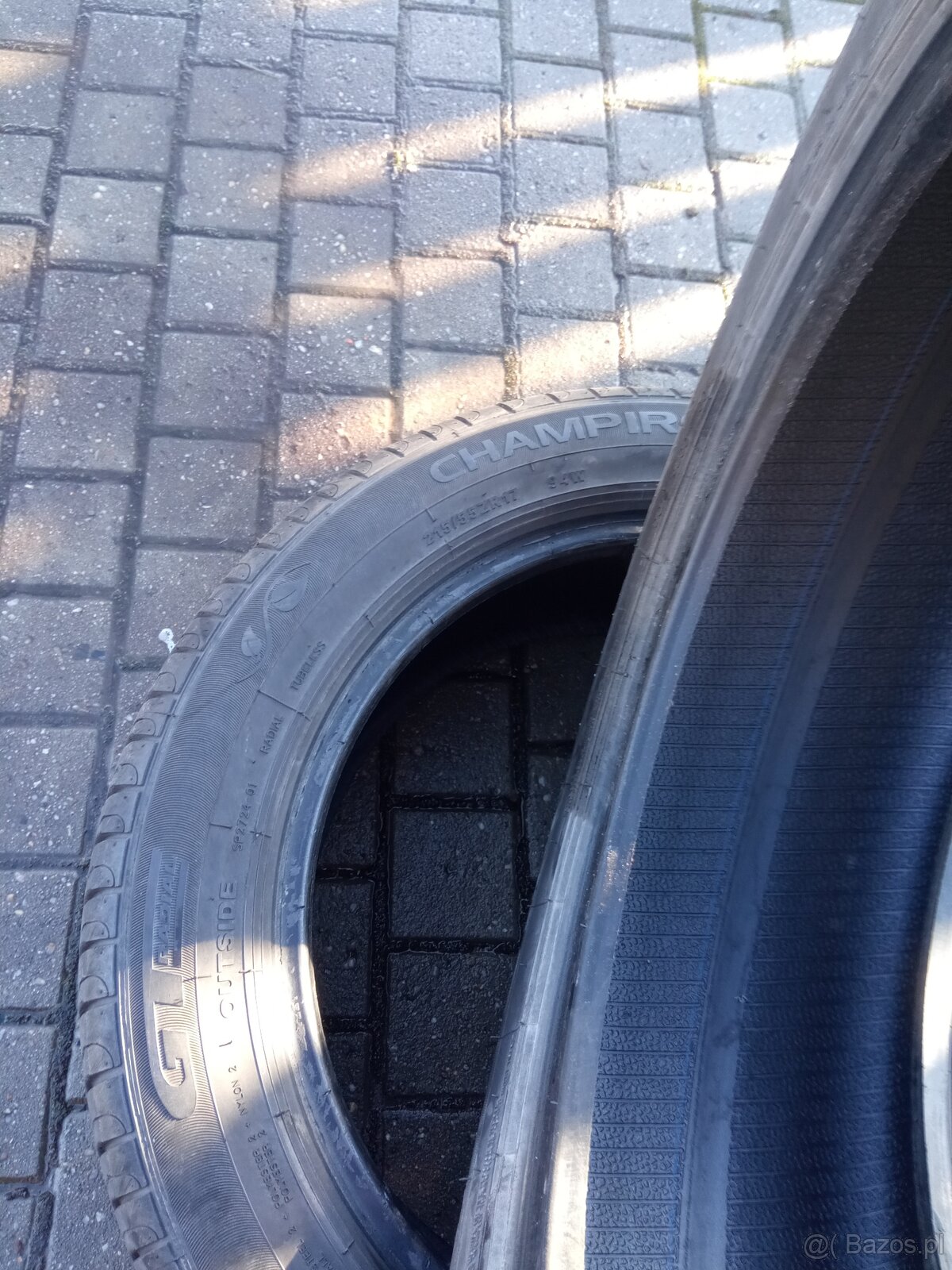opony 215/55/17r GT CHAMPIRO FE1 nie naprawiane bieżnik ok 7 - 3