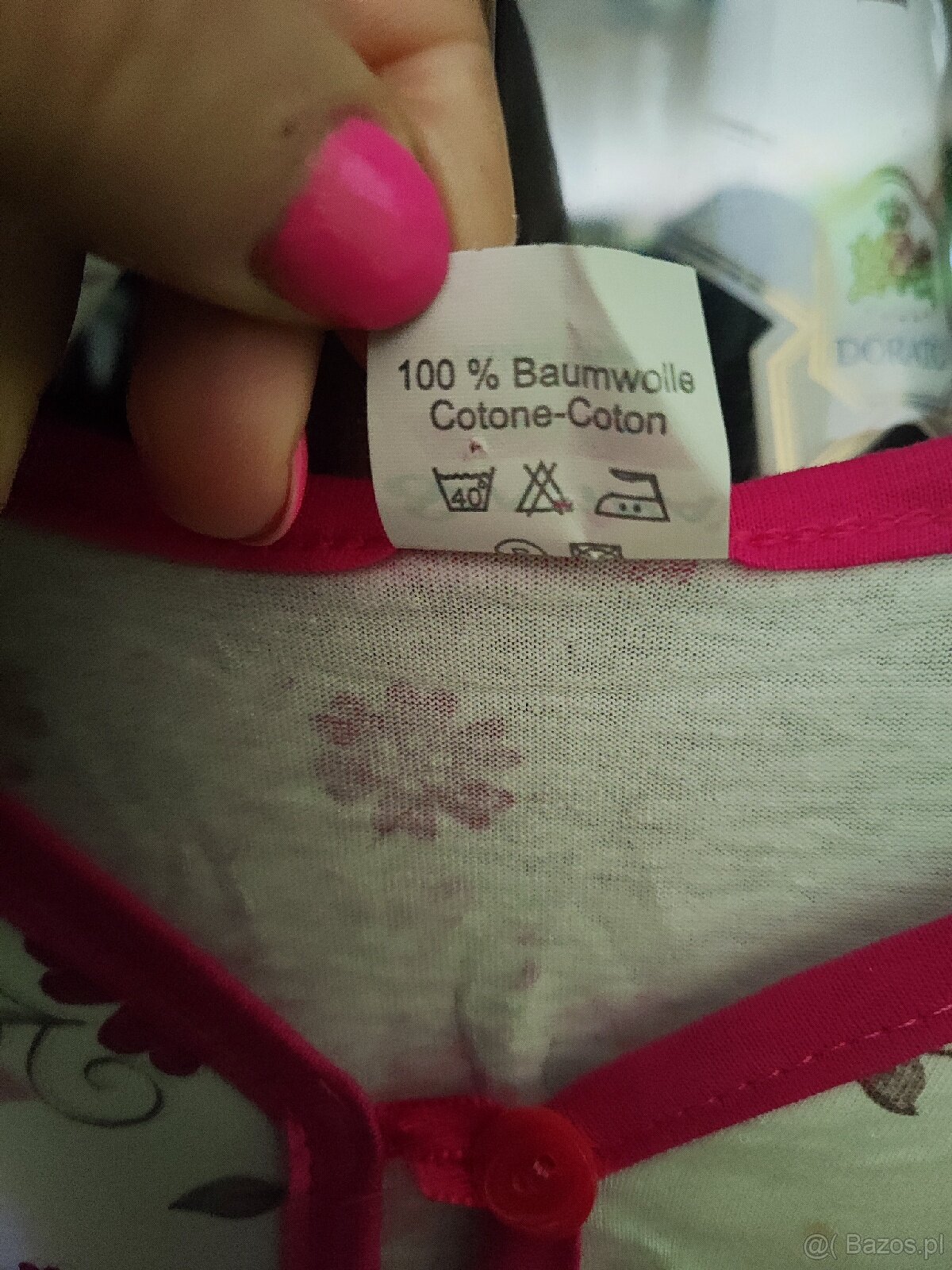 Koszulka nocna 100%bawełny - 3