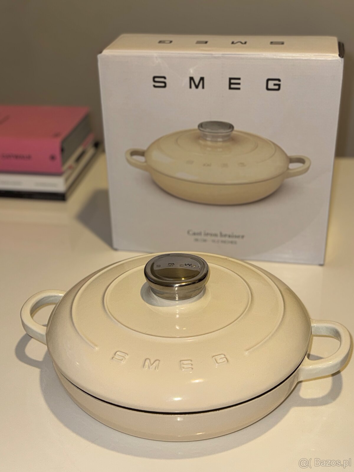 SMEG Żeliwna patelnia 26 cm - 3
