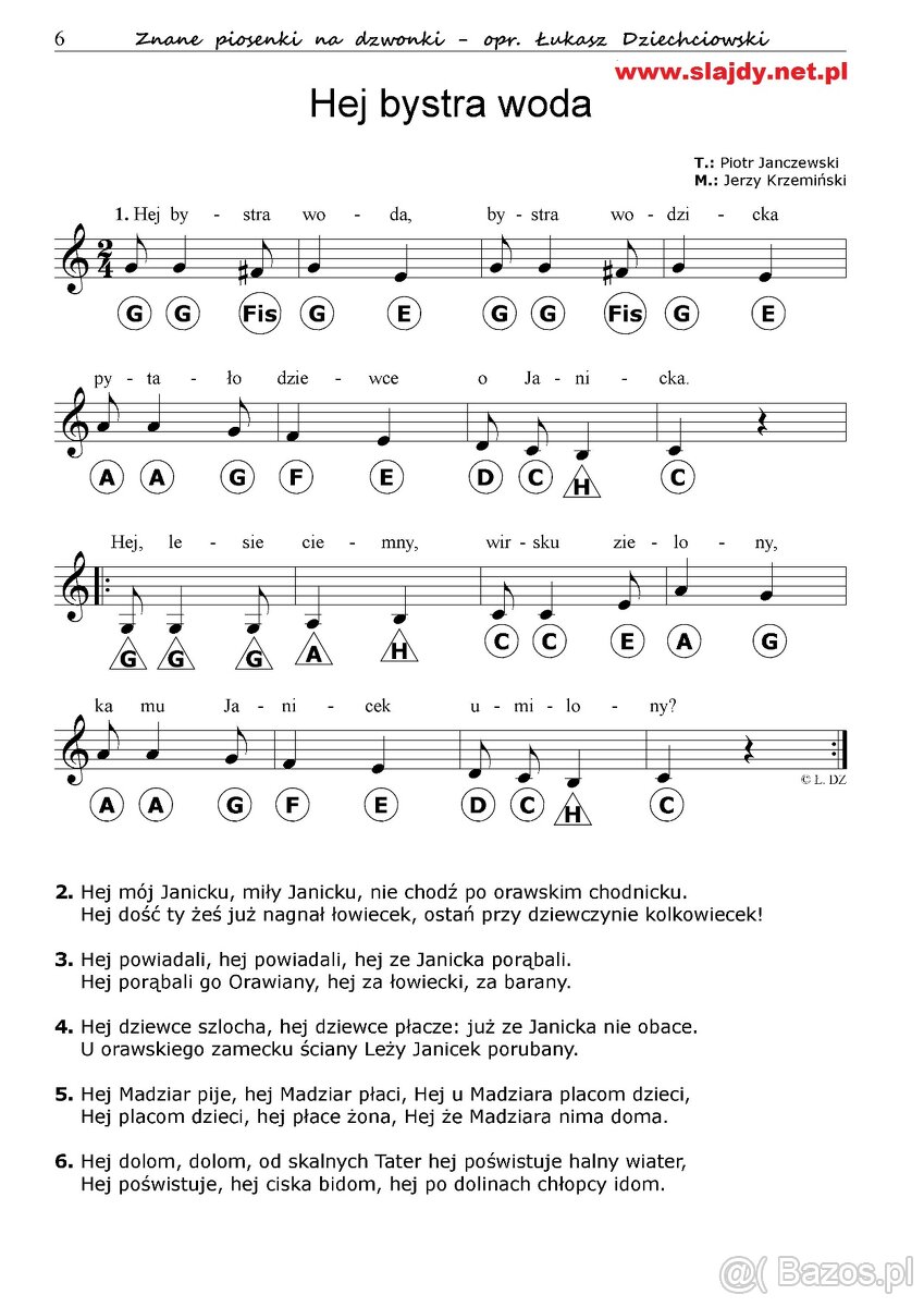 Nuty Piosenki na dzwonki - 31 piosenek, słowa, naklejki, mp3 - 3