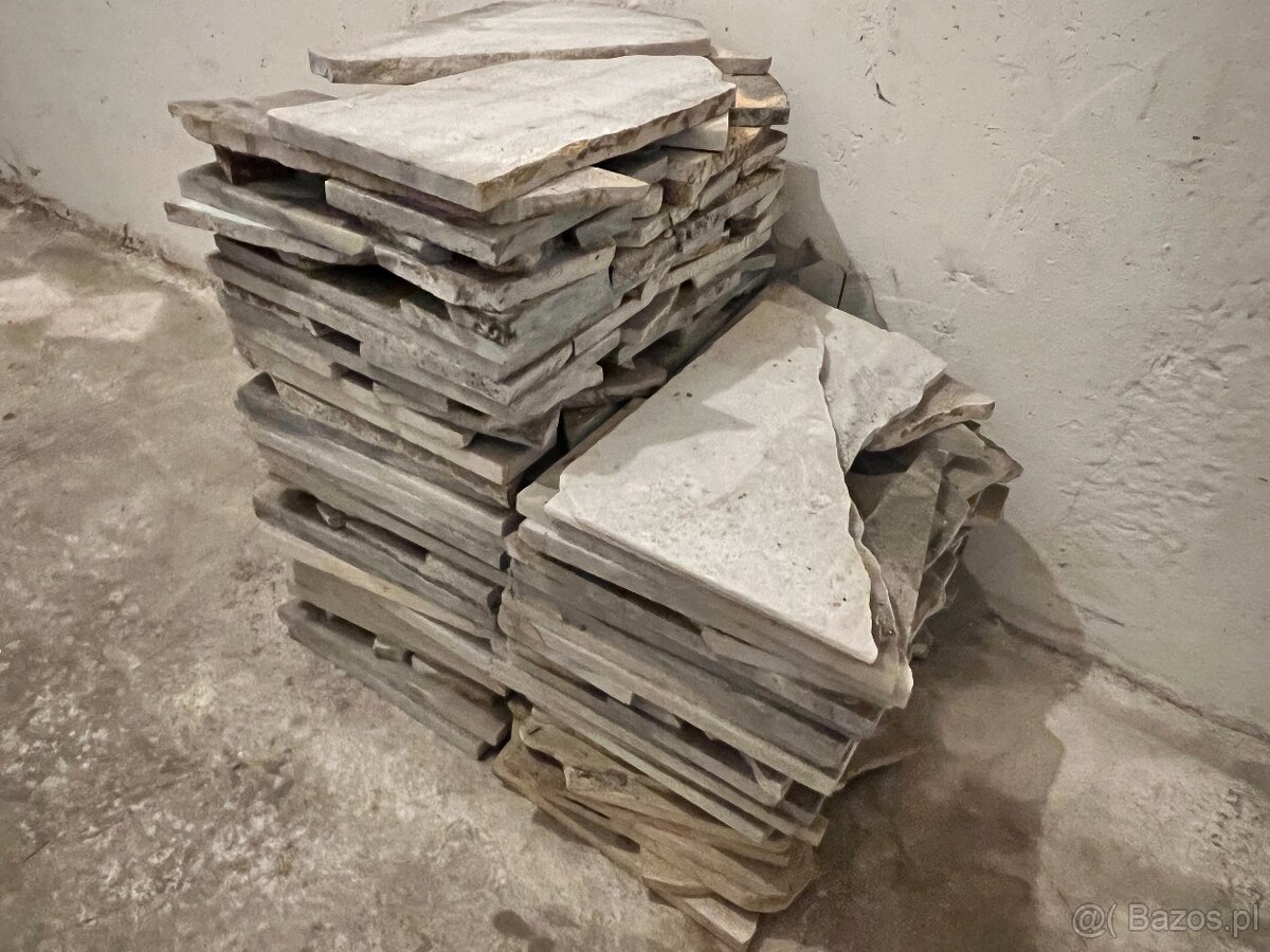 Marmurowe płytki/okrawki grubości ~17-18mm, >5,7m2 - 3