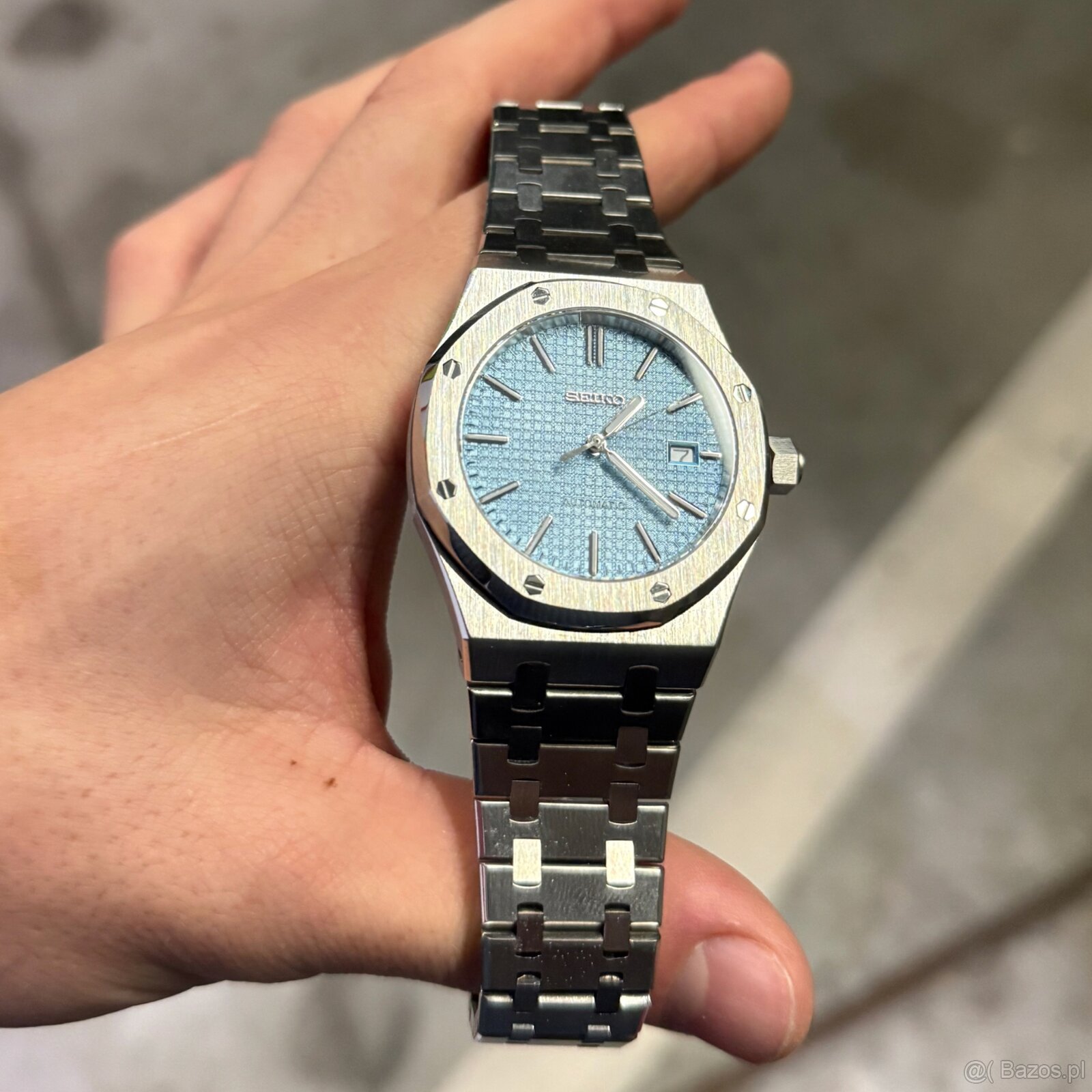 Zegarek Seiko mod royal oak - 3