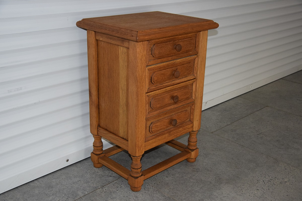 szafka z szufladami z drewna dębowego - super stan - 3