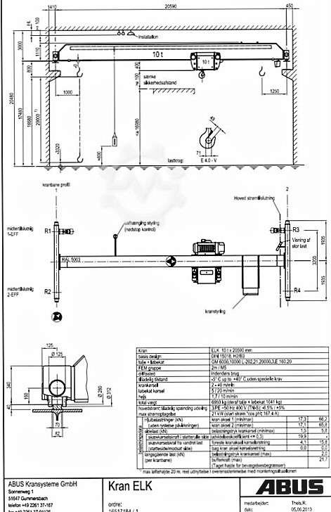 suwnice do hal, różne udźwigi i rozstawy - 3
