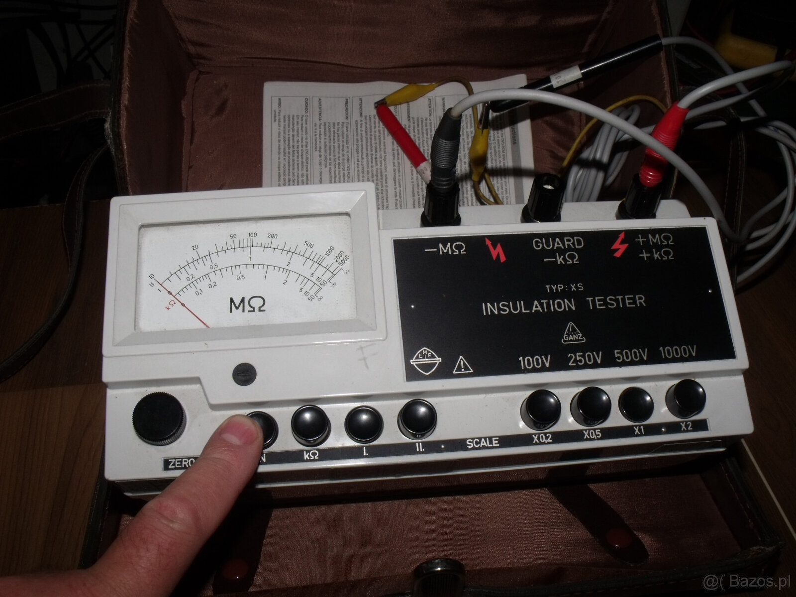 Miernik Izolacji Ganz XS 1000 - 3
