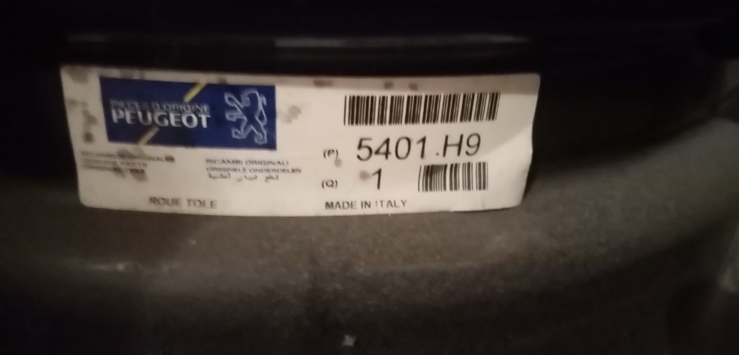 Oryg. 4szt włoskie Felgi stalowe R16'' model 5401.H9 - 3