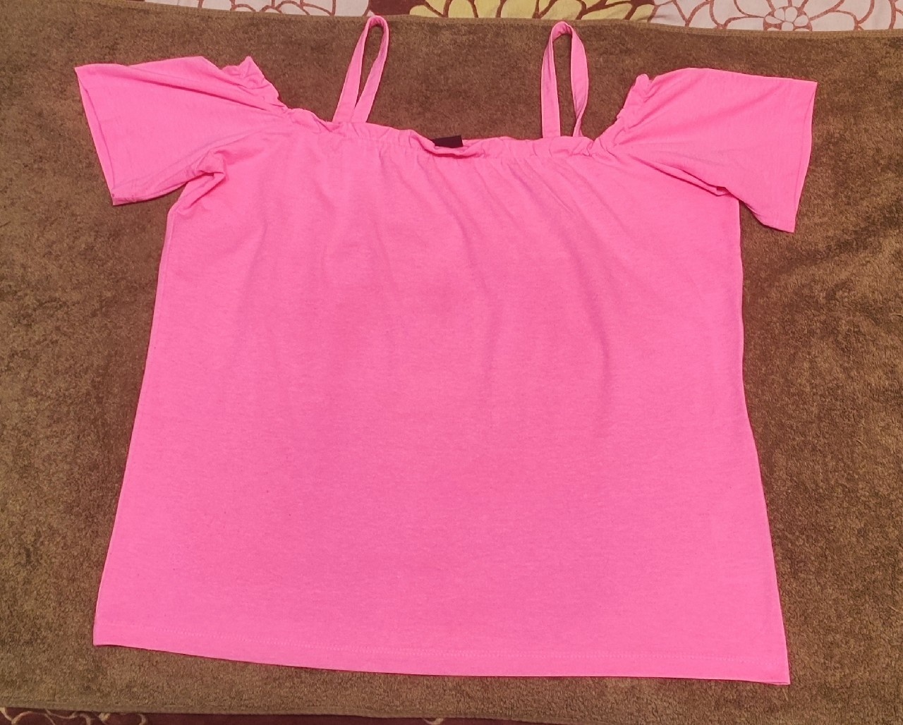 Bluzeczka typu hiszpanka z ramiączkami - 3