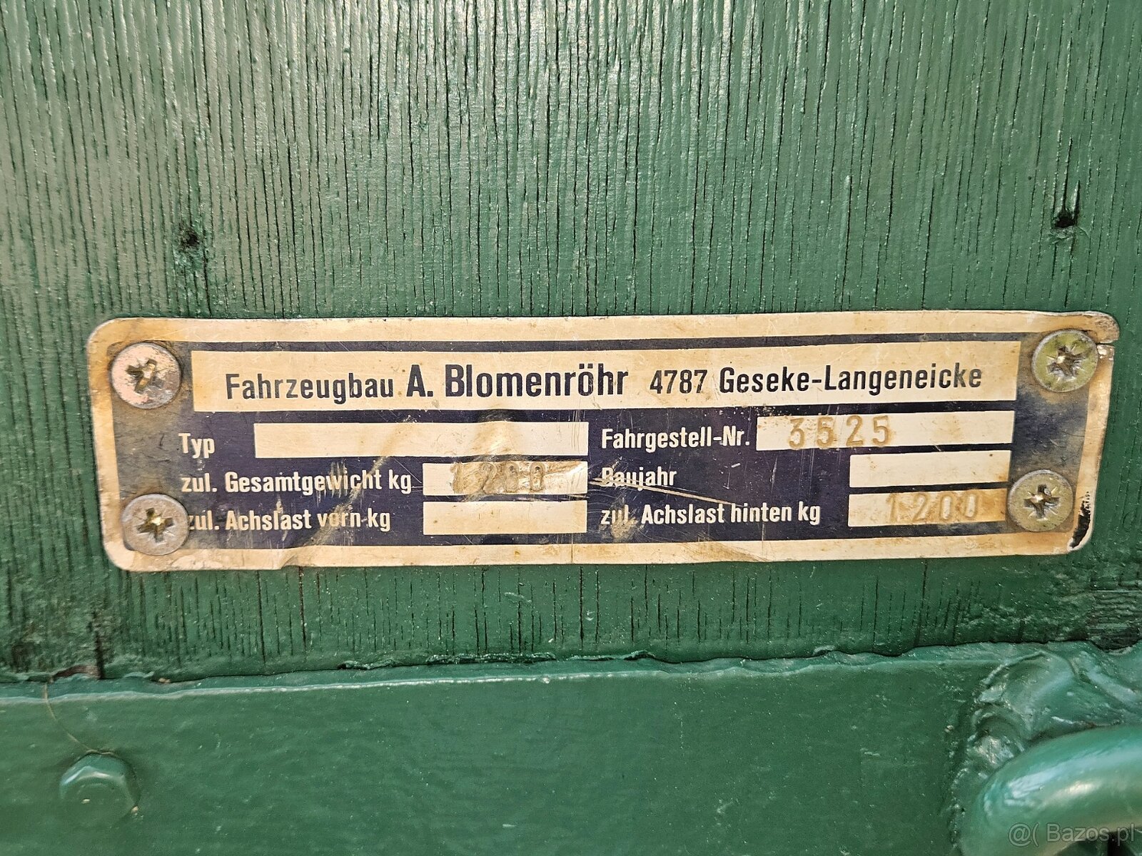 sprzedam przyczepę oś.1200 dmc - 3