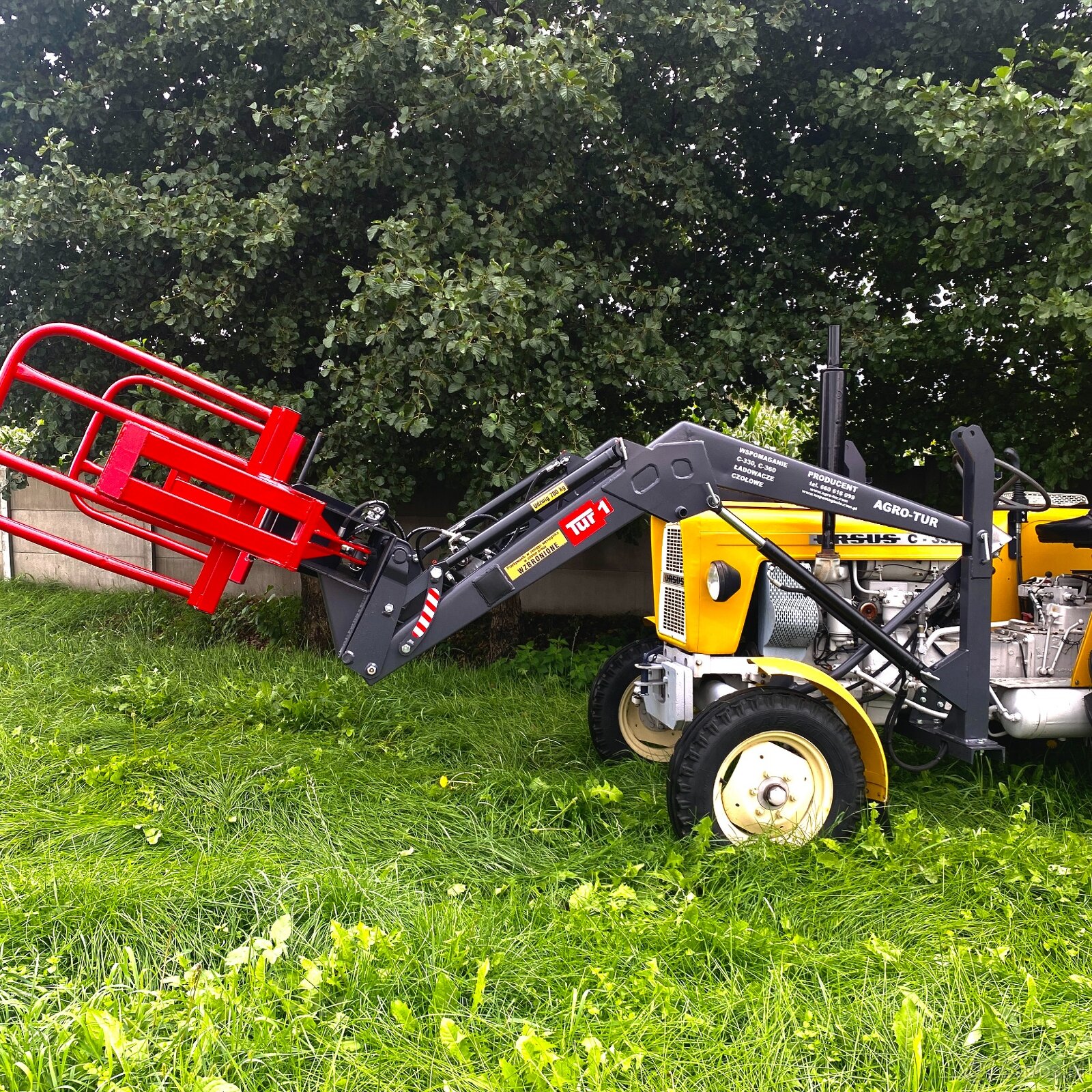 ŁADOWACZ tur euroramka C 330 3 sekcje hydrauliki nowy siłown - 3