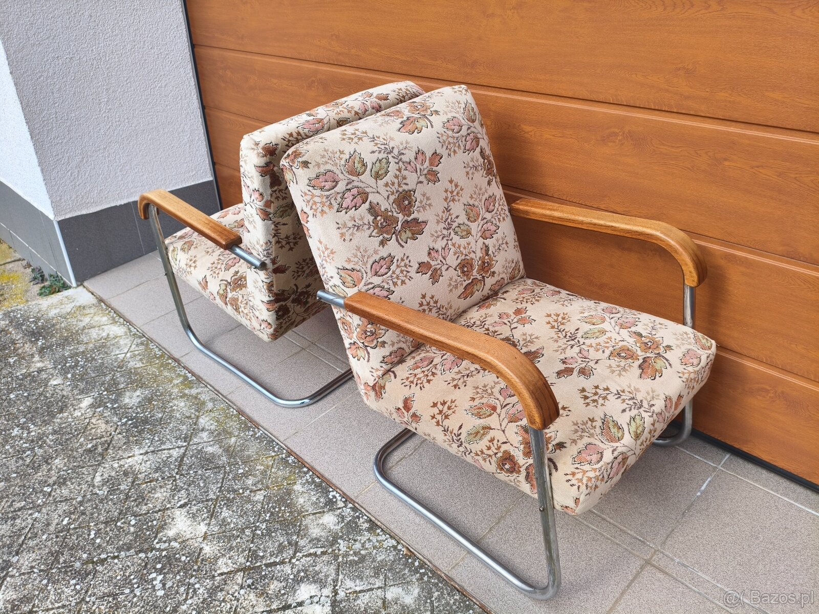 Mucke Melder chrom párová funkcionalistická křesla - 3