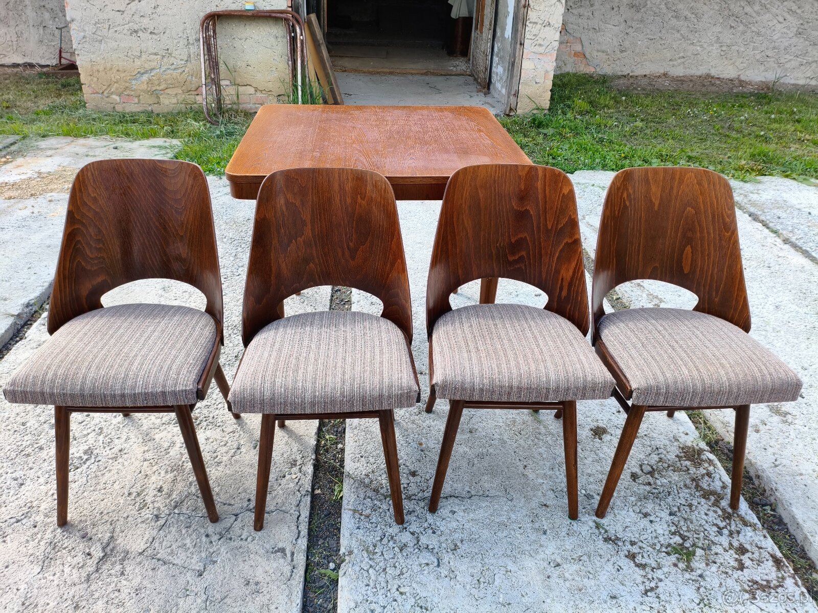 Haerdtl Oswald 4x židle s roz.stolem - 3