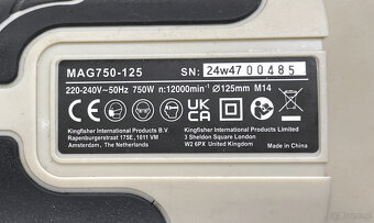 Szlifierka kątowa MacAllister 125 mm 750 W - 3