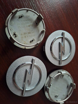 opel 4 oryginalne dekieleki do felg 60mm - 3