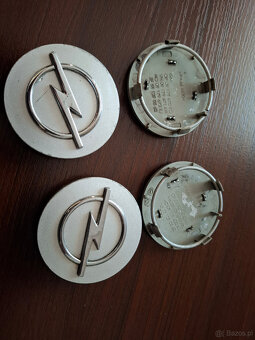 opel 4 oryginalne dekieleki do felg 64mm - 3