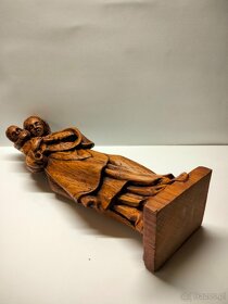 Rzeźba-drewno Matka Boża,Boska ,Maryja z dzieciątkiem Jezus - 3