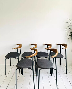 Krzesła Carl Hansen & Sohn zaprojektowane przez Hansa J. Weg - 3