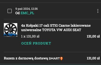 Kołpaki STIG 17 Czarne Uniwersalne - 3
