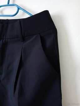 Czarne wizytowe eleganckie spodnie - 3