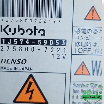 Moduł Komputer ECU Denso 275800-7221 Silnika KUBOTA V6108 - 3