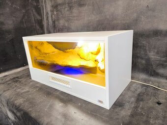 Terrarium meblowe białe pustynne stepowe wąż gekon eublefar - 3