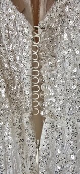 Suknia ślubna z cekinami - 3