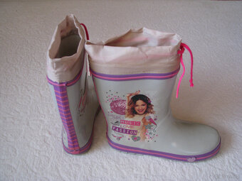 Kalosze, gumowce Disney Violetta dla dziewczynki, rozm. 35 - 3