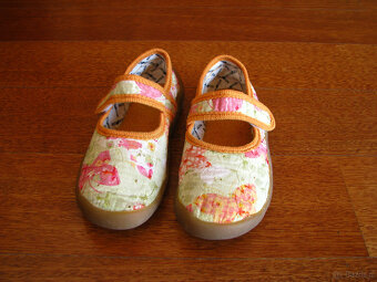 Kolorowe balerinki - kapcie Haflinger dla dziewczynki r. 34 - 3