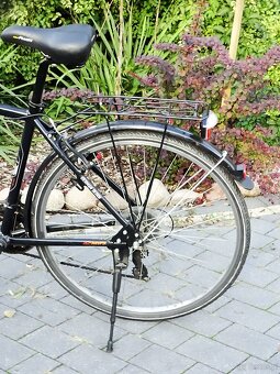 Klasyczny niemiecki rower miejski MIFA z prostą ramą, bagażn - 3