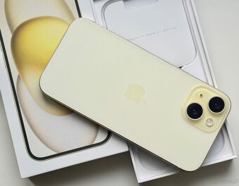 iPhone 15 Yellow BATERIA 100% TOP - 3