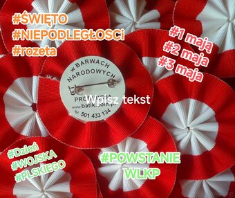 Kokarda narodowa #rozeta - 3