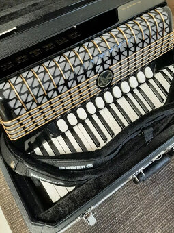 Akordeon Hohner Atlantic IV 120 (prawie nowy)-z twardym fute - 3