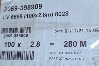 Listwa odbojowa / profil ochronny LV 6688 – 2,8 m (brązowa) - 3