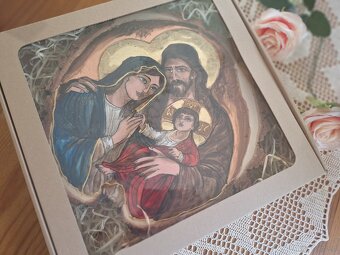 Obraz malowany ręcznie na drewnie - 3