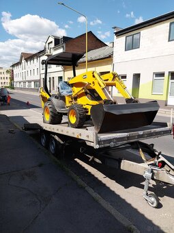 JCB mini CX+ przyczepa - 3