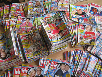 Stare kolorowe gazety, 10 kg, czasopisma na podpałkę, do pak - 3