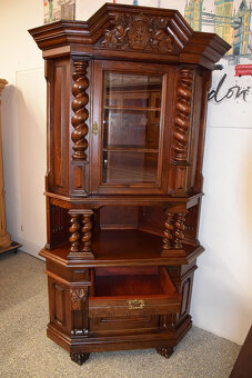 witryna narożna - meble gdańskie - stan idealny - 3