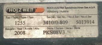 Piła pionowa HOLZ-HER 1255 - 3