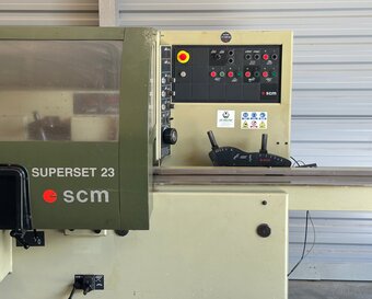 Strugarka czterostronna SCM Superset 23 – 5 głowic – 230 × 1 - 3