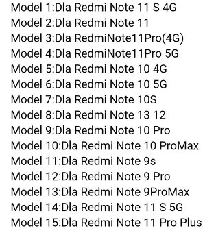 Silikonowe etui do telefonów RM Note 9-11 - 3