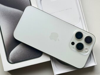 iPhone 15 Pro White Titanium BATERIA 100% TOP - 3